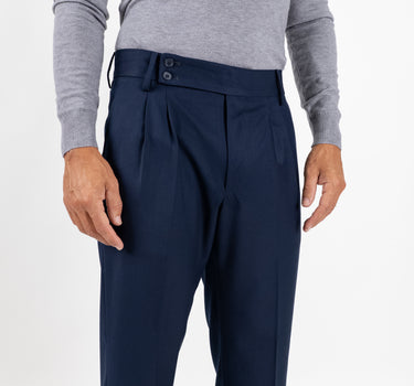 Classic Trousers with Pleats - Beige 