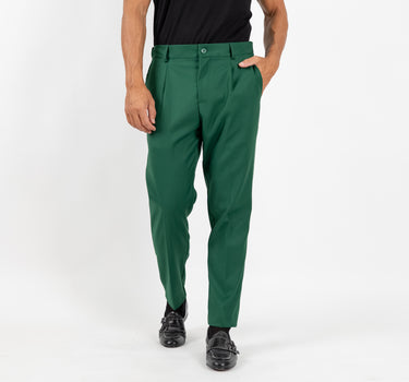 Pantalón Clásico con Pinzas - Beige 