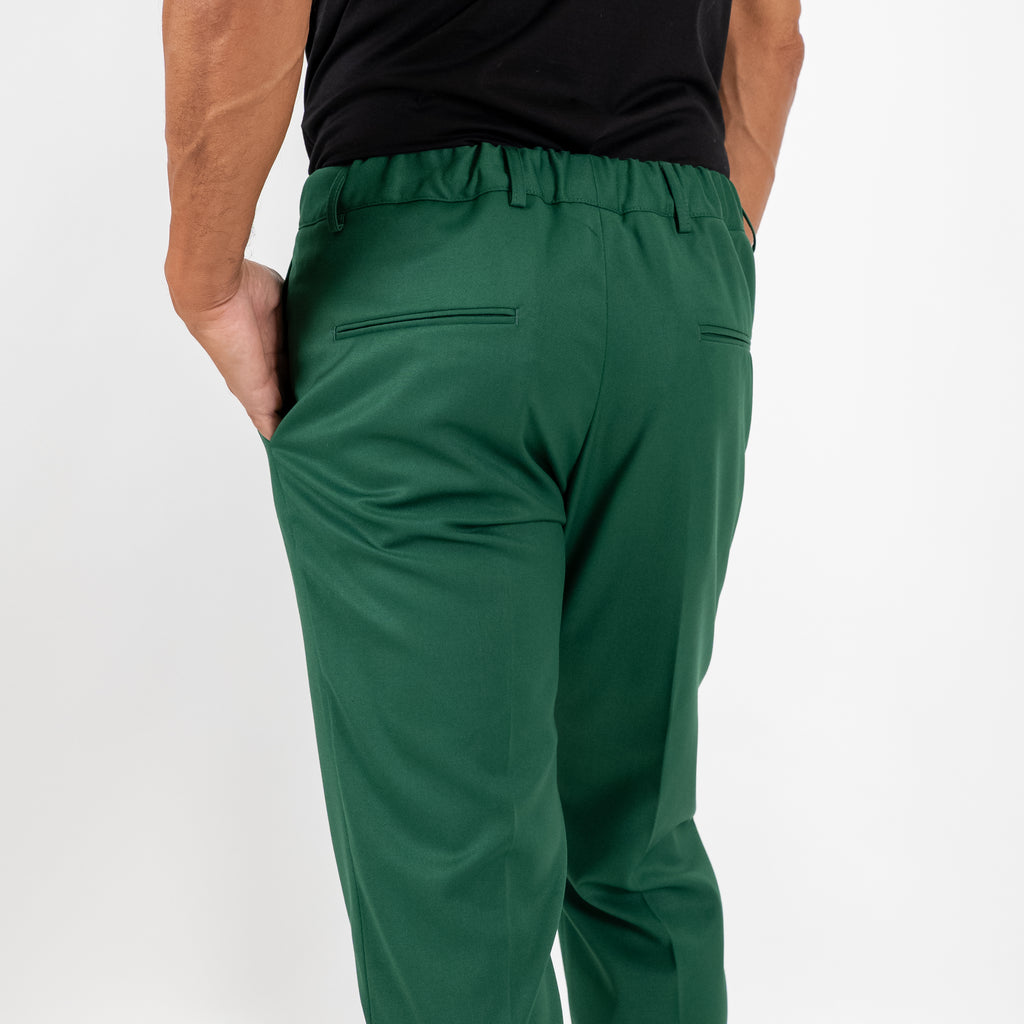 Pantalón Clásico con Pinzas - Beige 