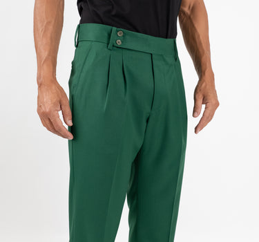 Classic Trousers with Pleats - Beige 