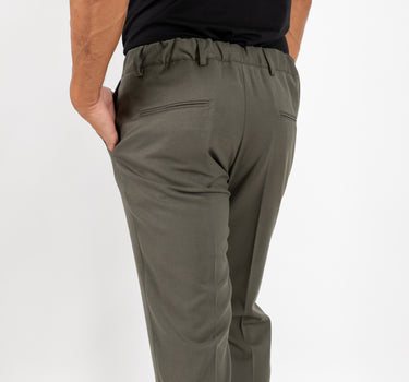 Pantalón Clásico con Pinzas - Beige 