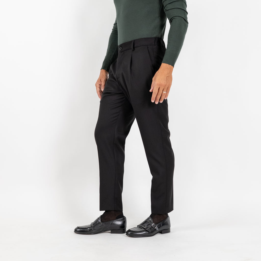 Pantalón Clásico con Pinzas - Beige 