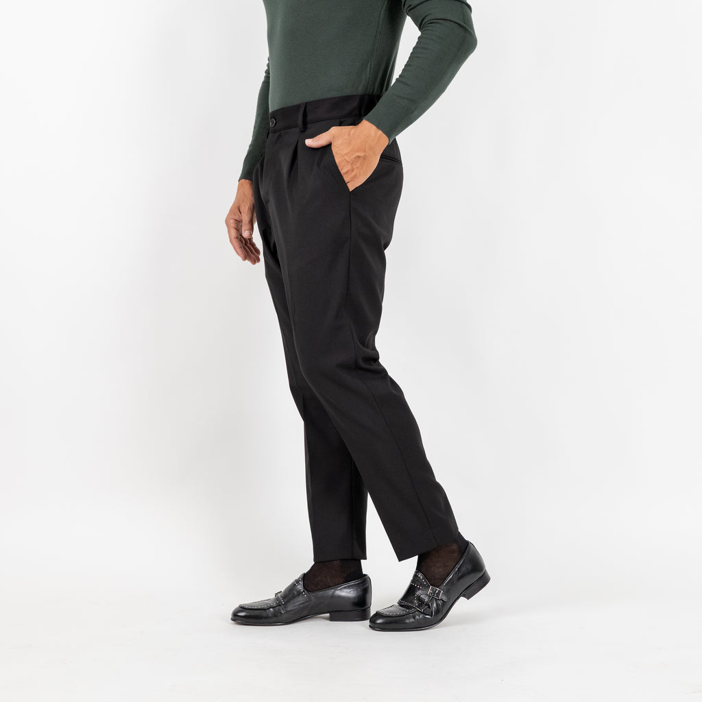 Pantalón Clásico con Pinzas - Beige 