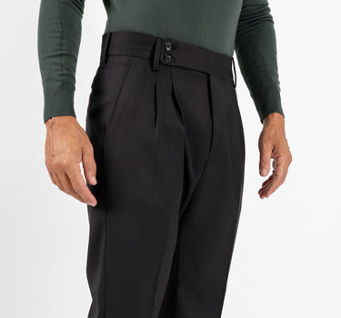 Classic Trousers with Pleats - Beige 