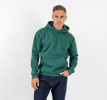 Felpa regular con cappuccio - Bosco