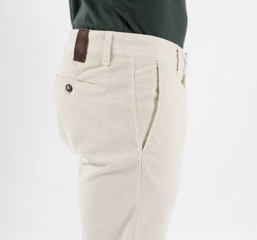 Classic Trousers with Pleats - Beige 