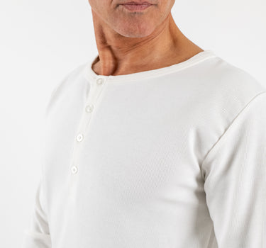 Long sleeve henley shirt - Black