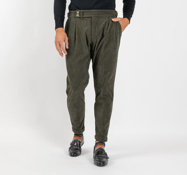 Classic Trousers with Pleats - Beige 