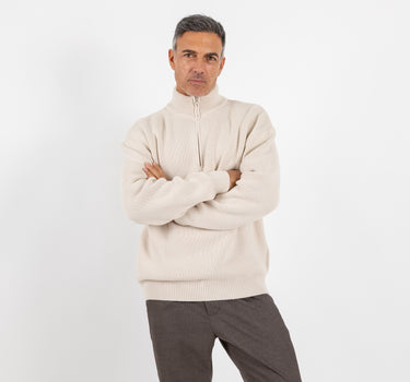 Cárdigan de hilo con botones - Ice