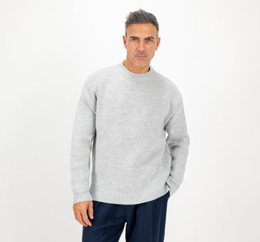 Maglione girocollo oversize - Grigio
