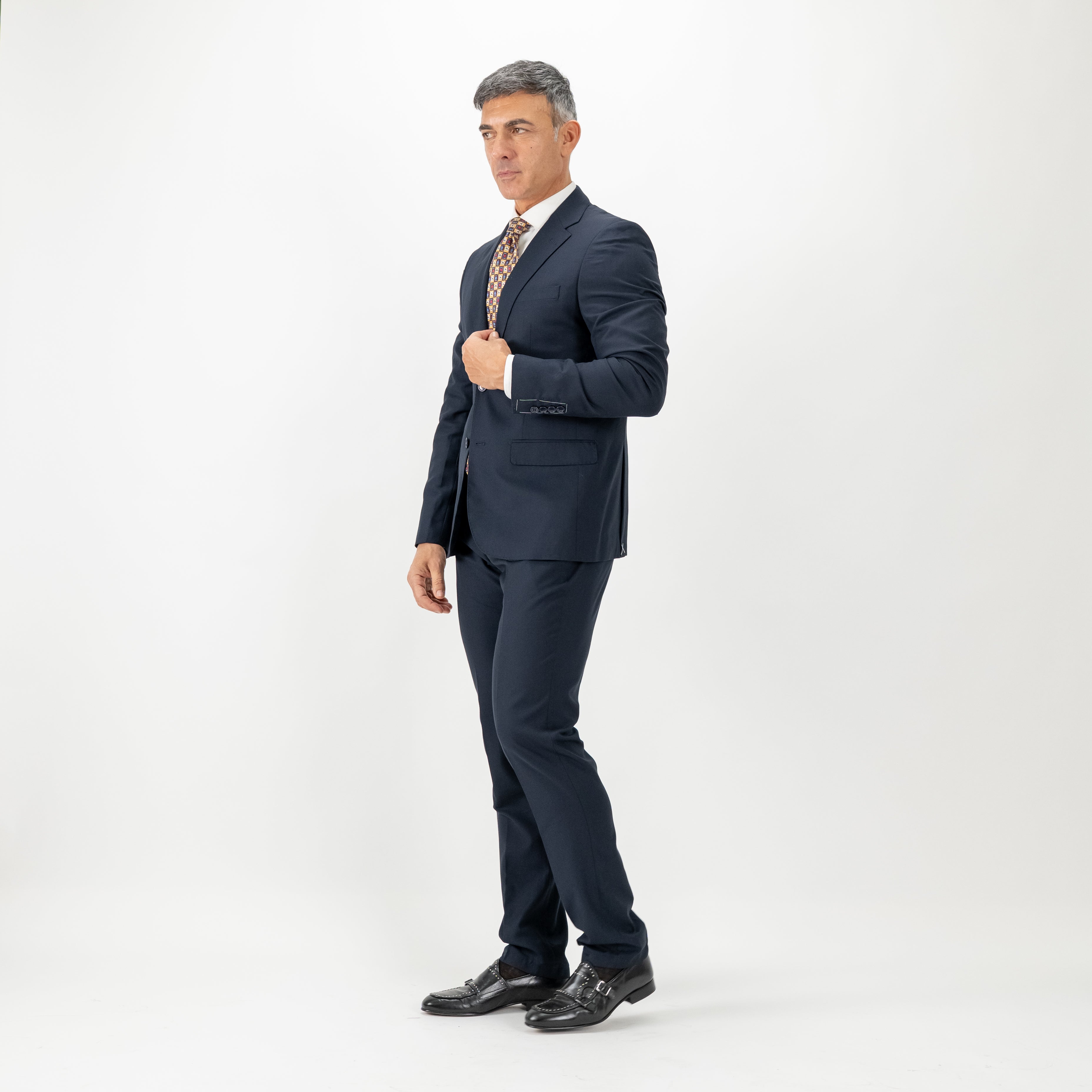 Single-breasted suit with slacks - Midnight Blue