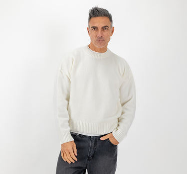 Cárdigan de hilo con botones - Ice