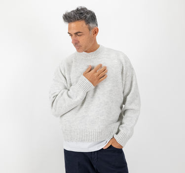 Cárdigan de hilo con botones - Ice