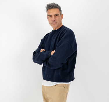 Cárdigan de hilo con botones - Ice