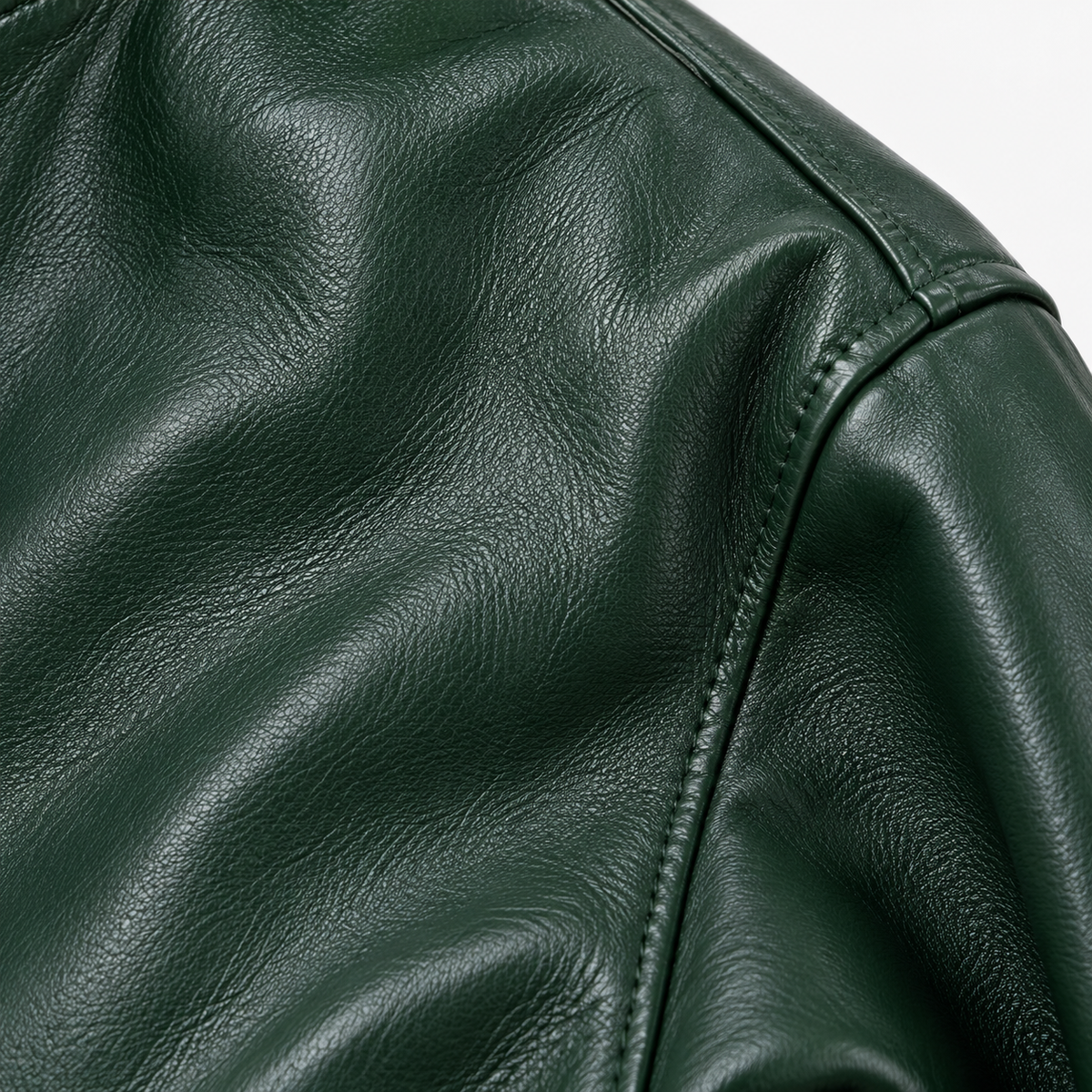 Bomber per Donna in vera pelle - Verde