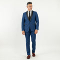 Tuxedo with Satin Effect Lapel - Royal Blue