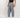 Pantalone palazzo con molla sul retro fondo largo - Grigio