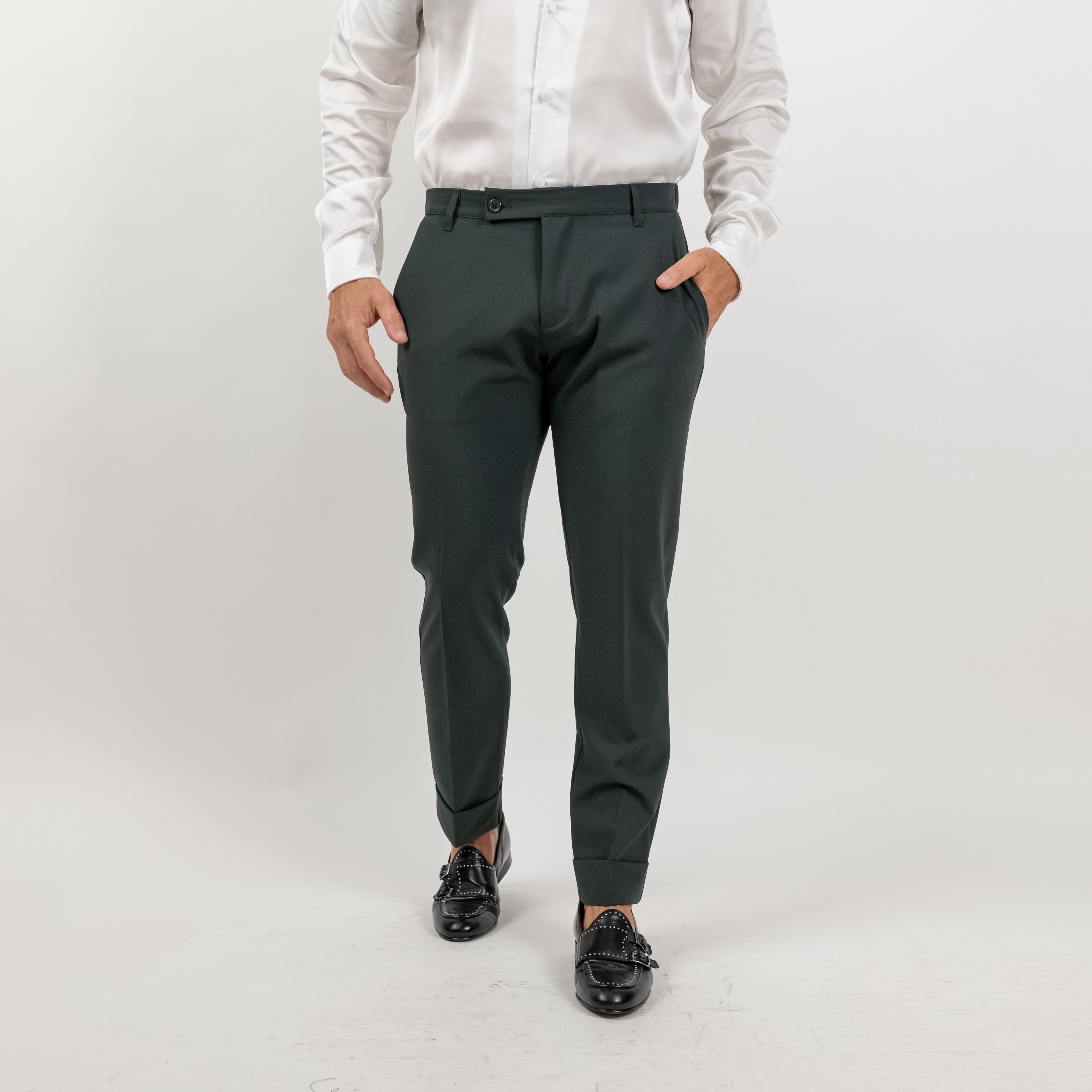 Pantalón palazzo con resorte en la espalda - Ice 