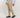 Pantalone classico con risvolto alto - Beige