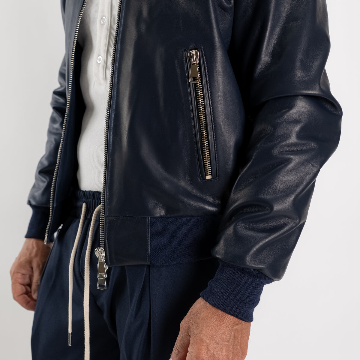 Genuine Leather College - Blue