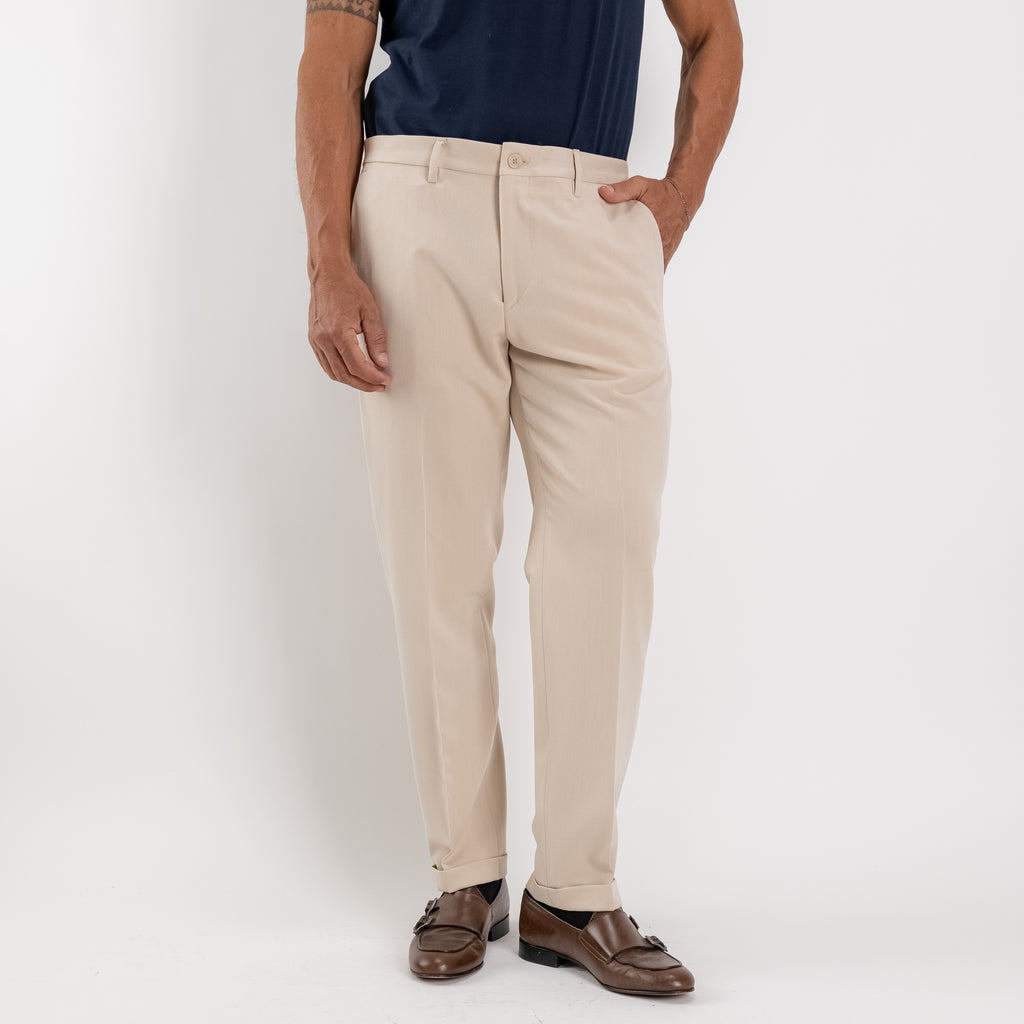 Chinohose Slim Fit - Beige