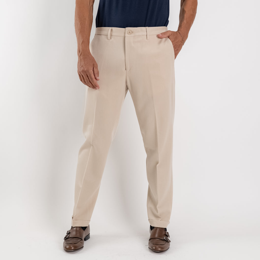 Chinohose Slim Fit - Beige