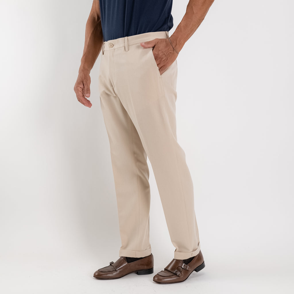 Chinohose Slim Fit - Beige