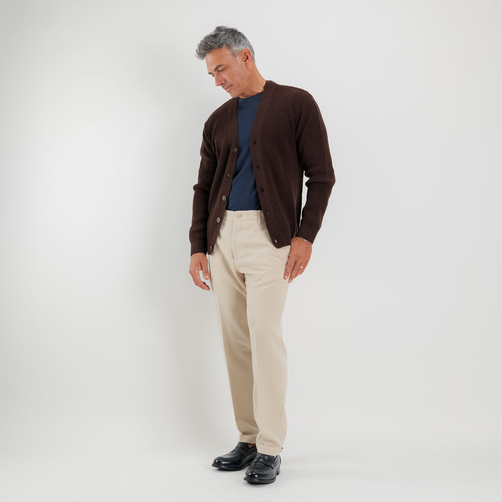 Chinohose Slim Fit - Beige