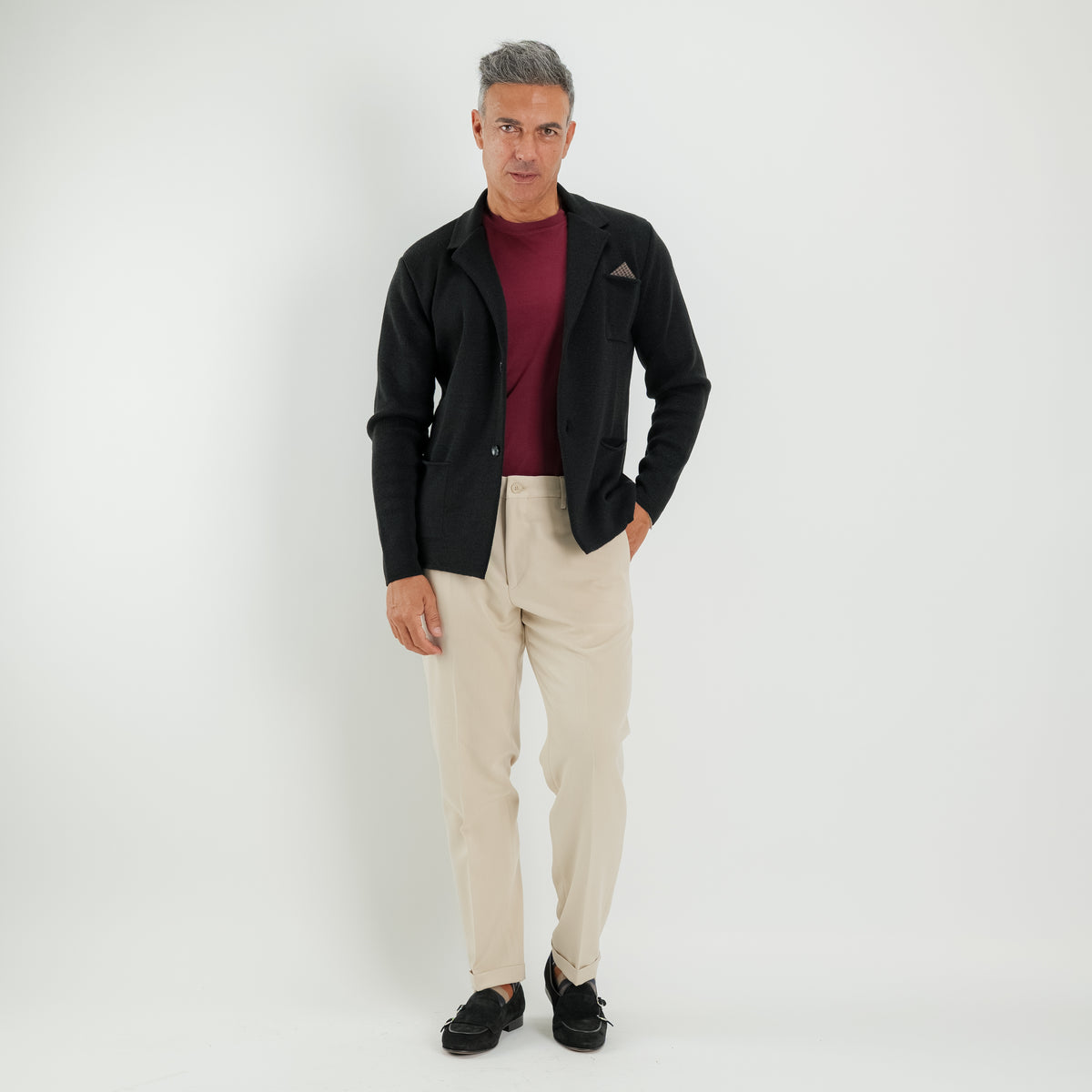 Chinohose Slim Fit - Beige