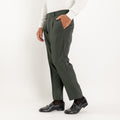 Pantalone slim fit con Pinces - Verde