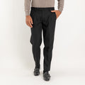 Pantalone slim fit con Pinces - Nero