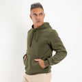 Hoodie met trekkoord - Militair groen