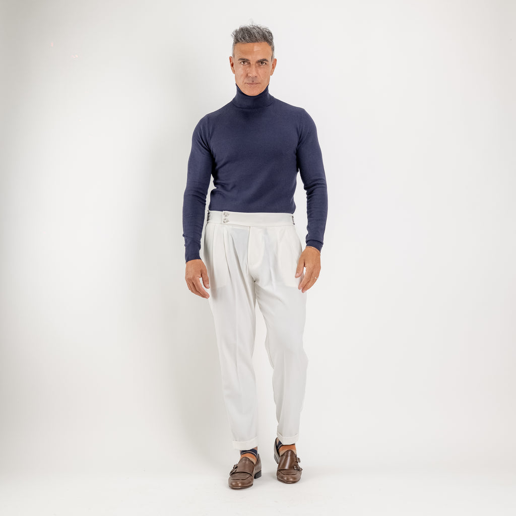 Dolcevita collo alto - Blu