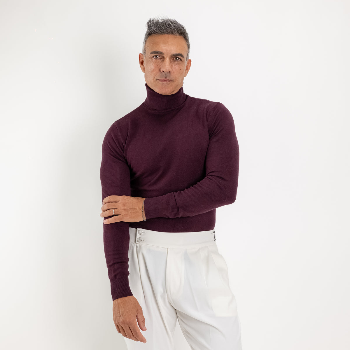 Dolcevita collo alto - Bordeaux