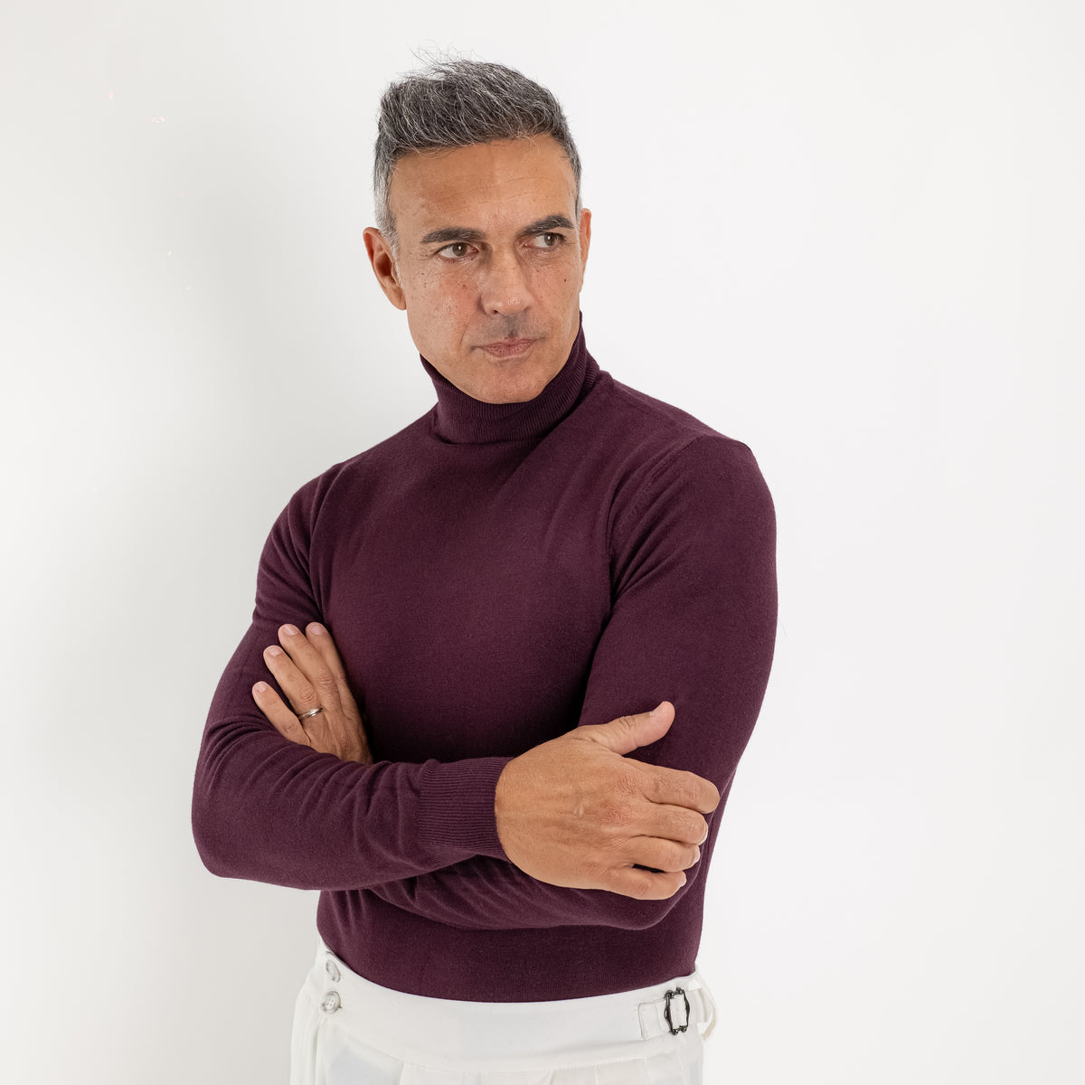 Dolcevita collo alto - Bordeaux