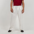 Linen Palazzo Trousers - White