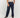 Pantalone palazzo in lino - Blu