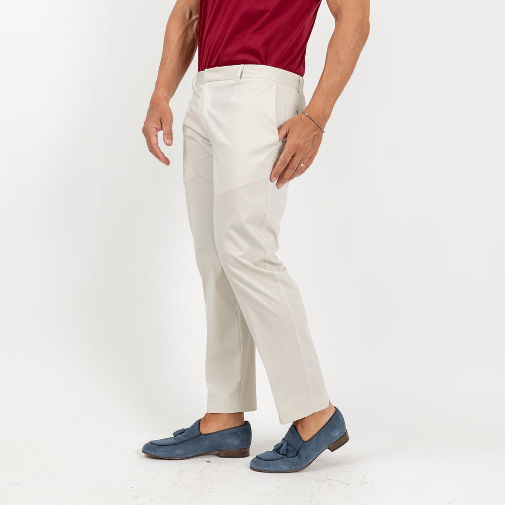 Lightweight tailored trousers - Ice