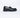 Double Buckle Suede Moccasin - Black