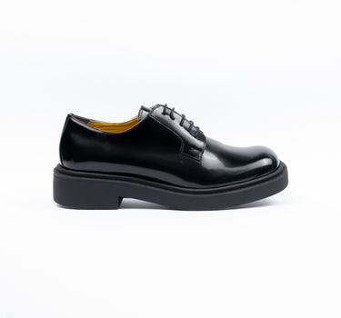 Double Buckle Suede Moccasin - Black