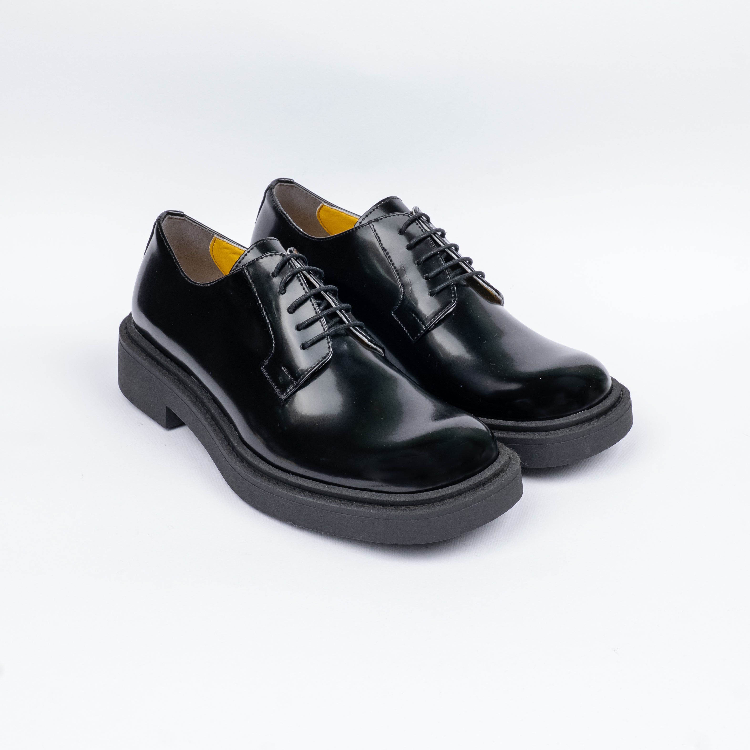 Mocasín de ante con doble hebilla - Negro