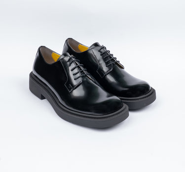 Double Buckle Suede Moccasin - Black