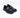 Double Buckle Suede Moccasin - Black