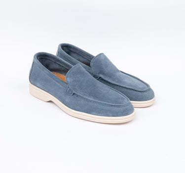 Mocassino in camoscio - Blu Jeans