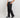 🔵Abito sartoriale over con bottone in tessuto - Nero