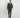 🔵Abito sartoriale over con bottone in tessuto - Verde