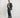 🔵Abito sartoriale over con bottone in tessuto - Verde