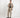 🔵Abito sartoriale over con bottone in tessuto - Beige