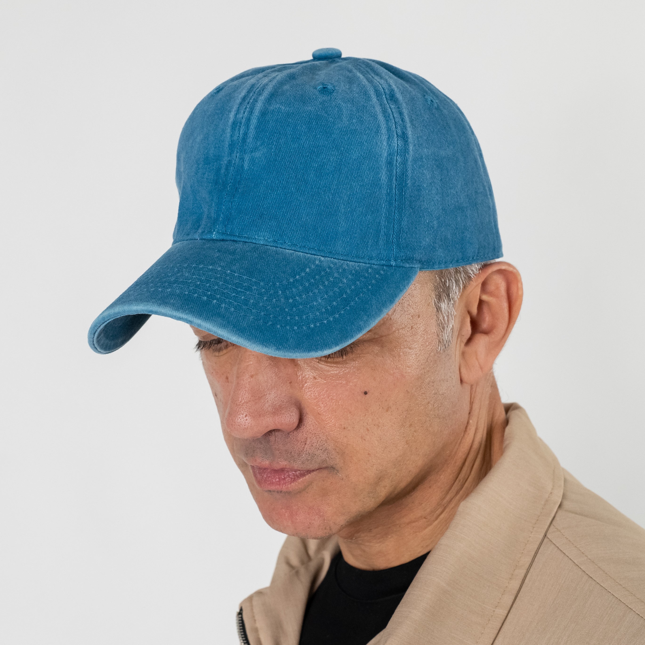 Cappello con visiera effetto vintage - Ottanio