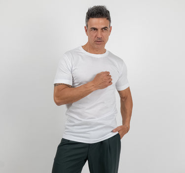 Camiseta henley de manga larga - Negro